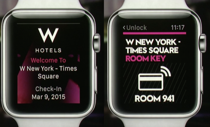 Apple Watch W Hotels app