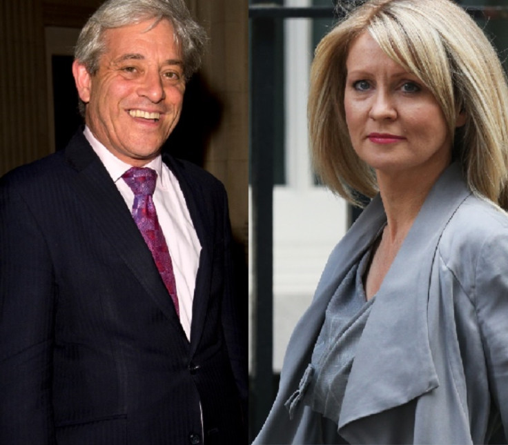 Esther McVey and John Bercow