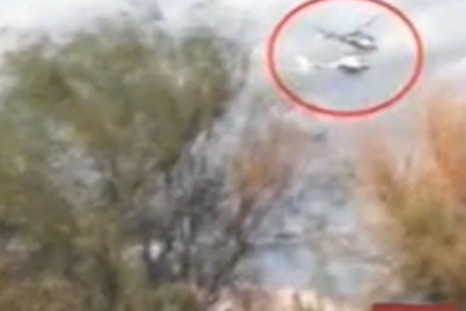 Argentina helicopter crash screen shot