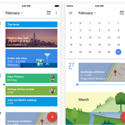 Updated Google Calendar app