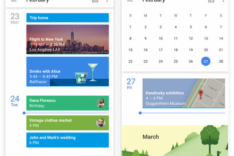 Updated Google Calendar app