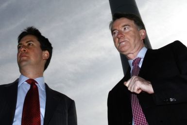 Peter Mandelson and Ed Miliband