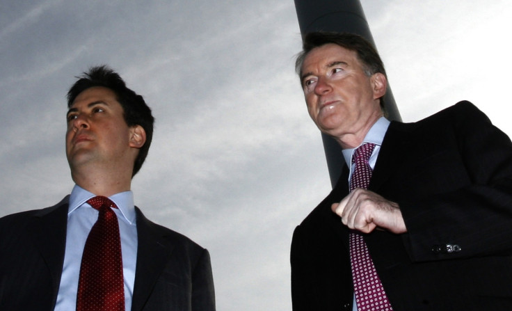 Peter Mandelson and Ed Miliband