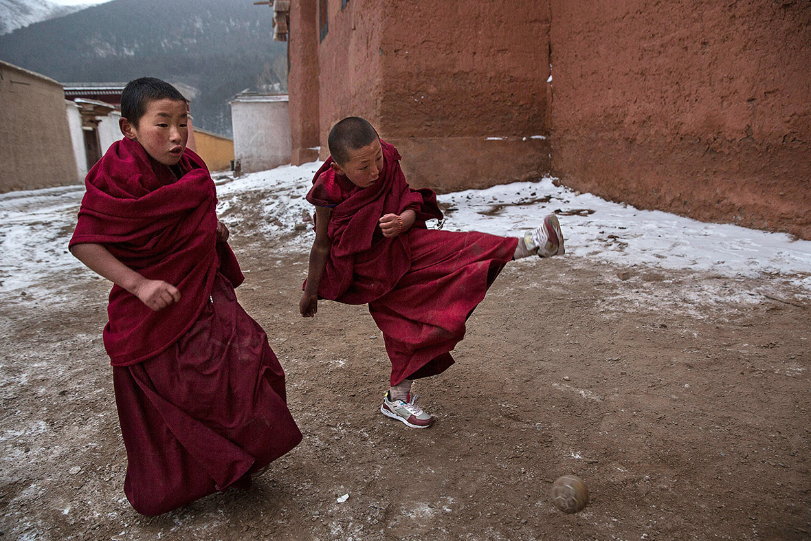 Tibetan Buddhist monks Labrang Monastery