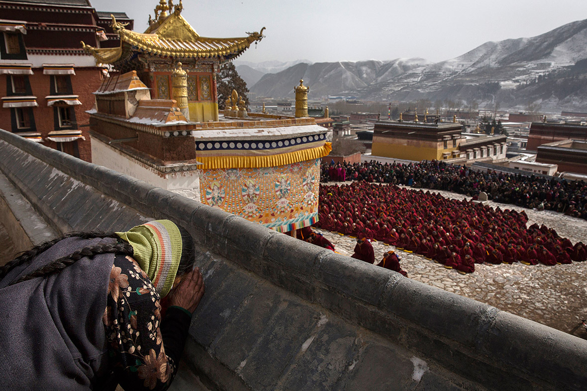 Tibetan Buddhist monks Labrang Monastery