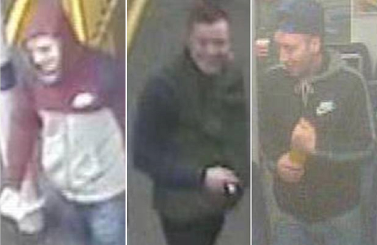 Police seek top hat attack trio