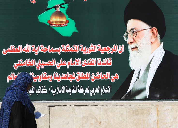 Ayatollah Khamenei poster Baghdad