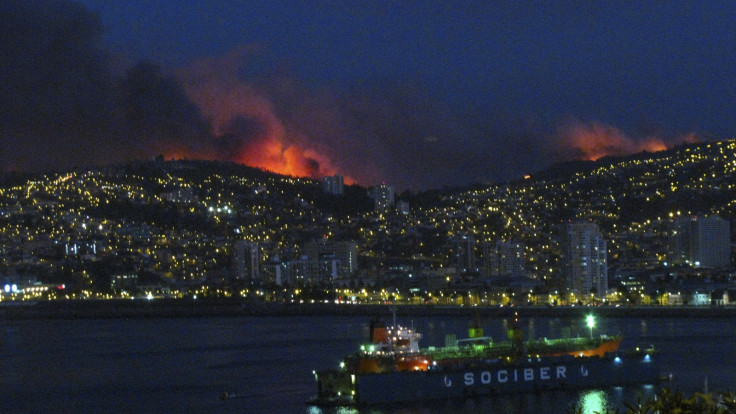 Chile forest fire