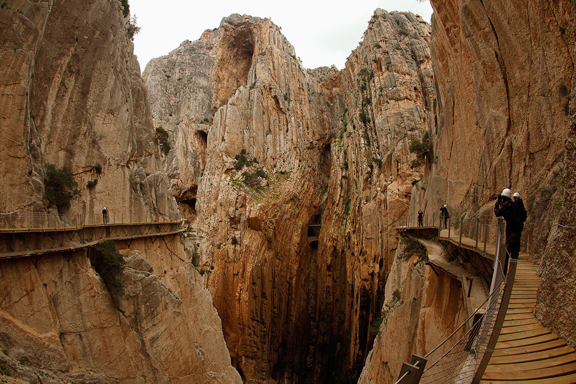 Caminito del Rey Would you walk along this narrow footpath high above