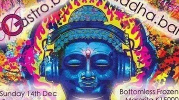 Psychedelic Buddha headphones Myanmar