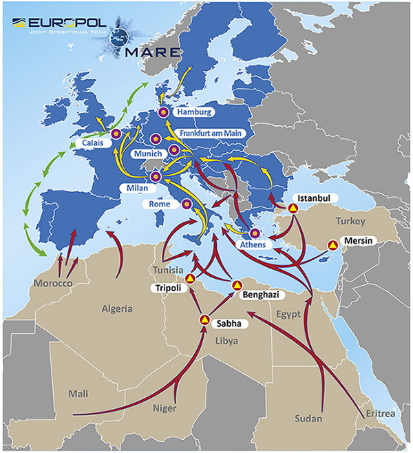 Revealed: Dangerous Routes African Migrants Use To Reach UK