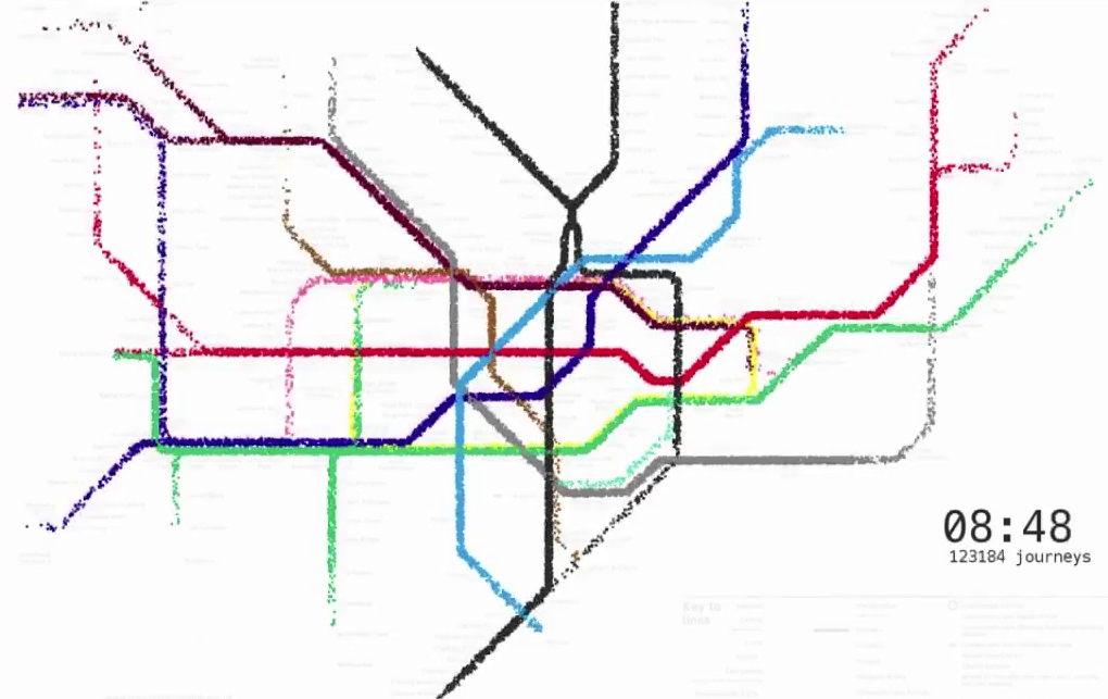 london underground passenger journeys