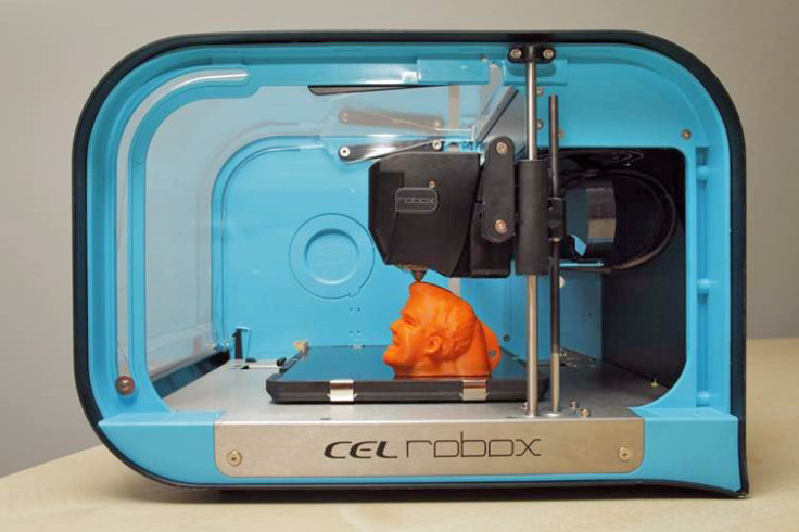 CEL Robox printing out Jeremy Clarkson's head