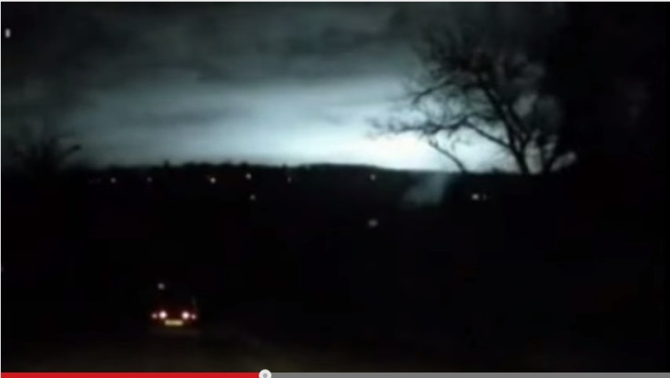 Southern Russia mysterious UFO flash light