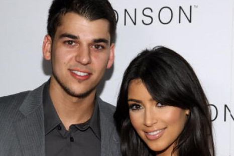 Kim Kardashian and Rob Kardashian