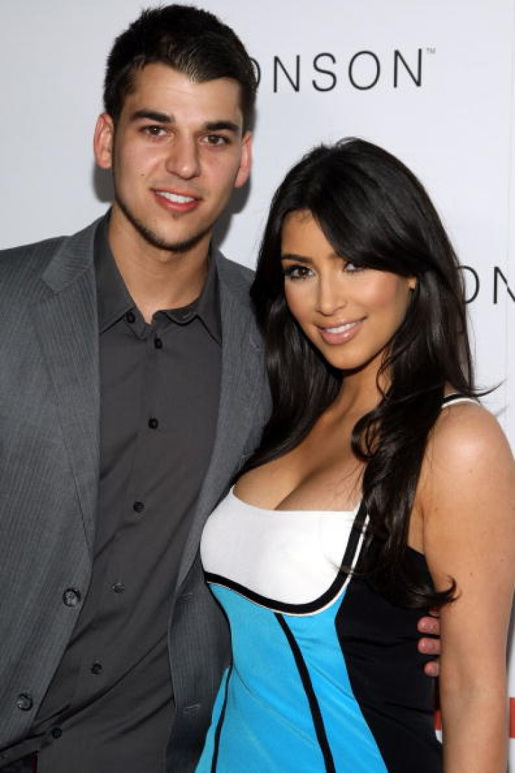 Kim Kardashian and Rob Kardashian