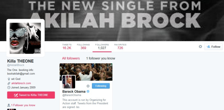 akilah brock followed barack obama