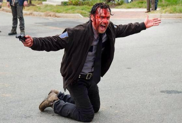 rick fighting rick the walking dead