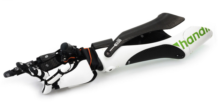 exiii handiii bionic arm smartphone