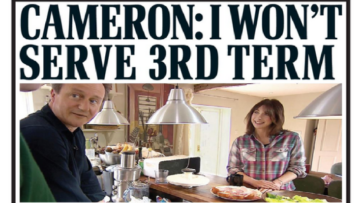 David Cameron's kitchen on Daily Mail today David Cameron's kitchen on Daily Mail today