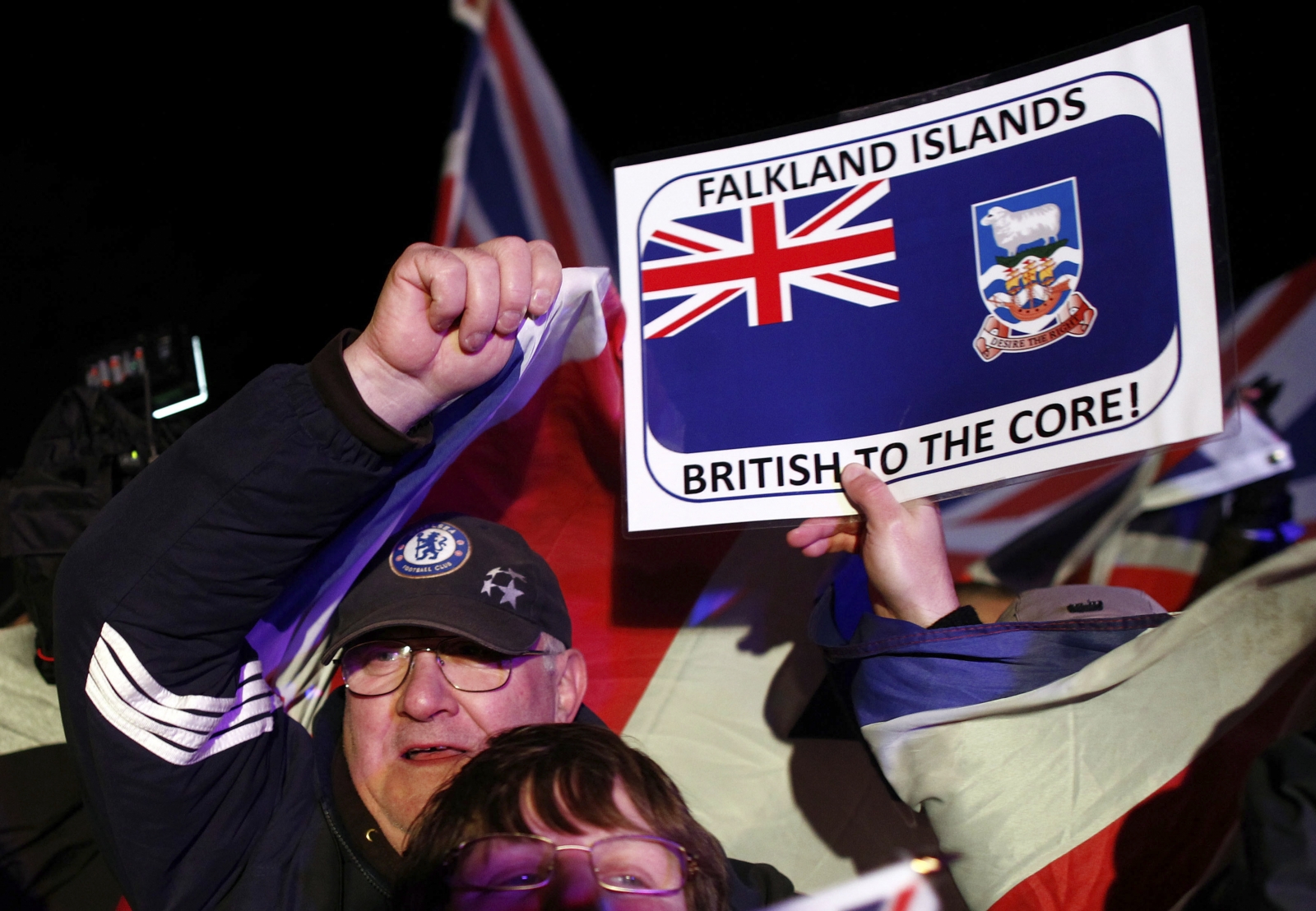 Falklands residents vote Falklands residents vote