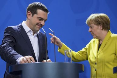 Alexis Tsipras Angela Merkel Greece Germany