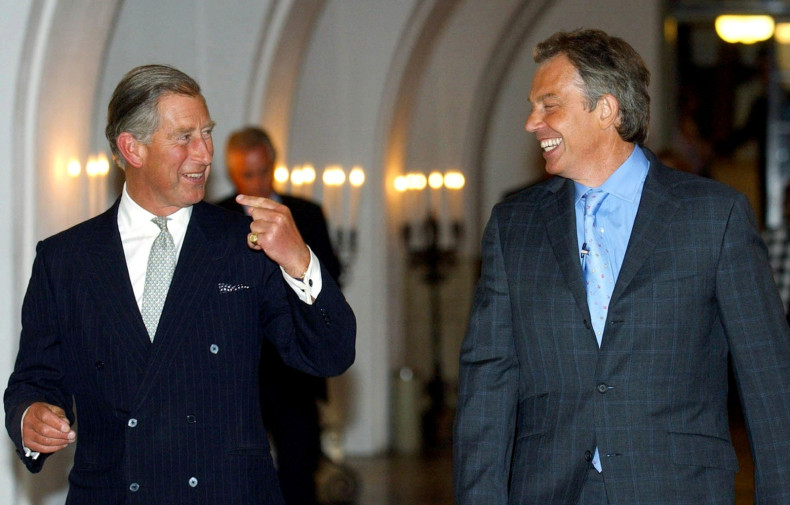 Prince Charles and Tony Blair