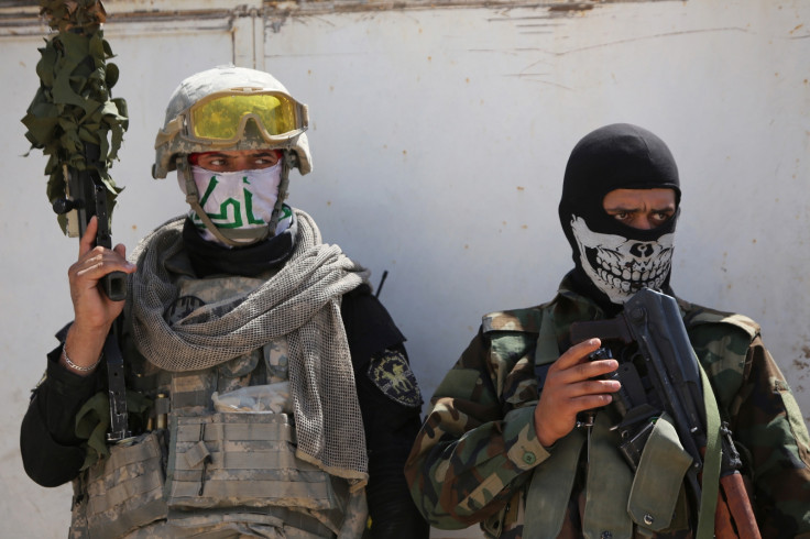 Shi'ite militia members in Iraq