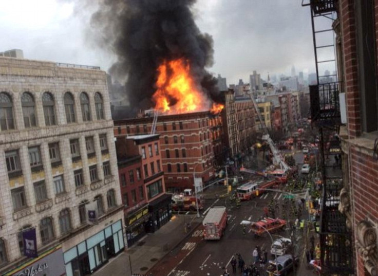 New York Building Blaze