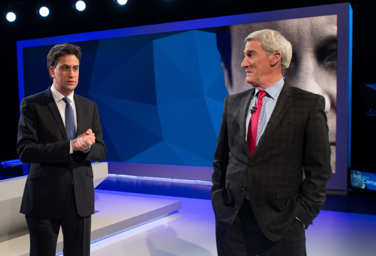 Ed Miliband and Jeremy Paxman