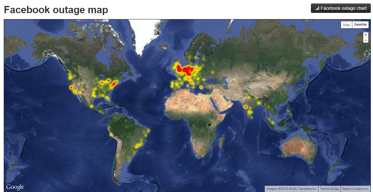 Facebook down Social network offline as outage affects Europe and US