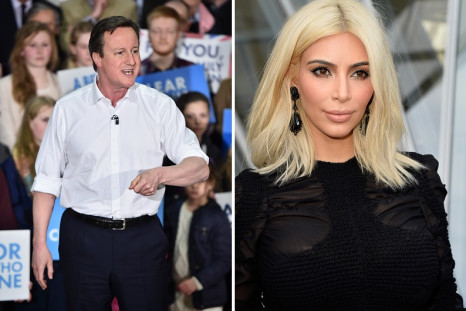 David Cameron and Kim Kardashian