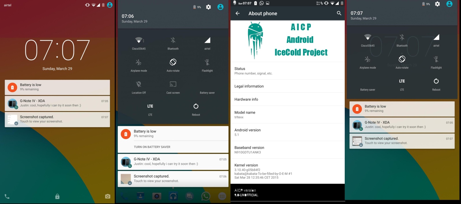 Unofficial Android 5 1 Aicp Rom Hits Galaxy Note 4 Sm N910f And N910g How To Install