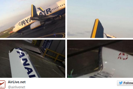 Ryanair planes collide on Dublin Airport runway