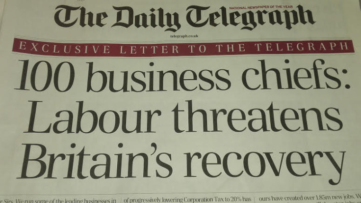 Telegraph business letter