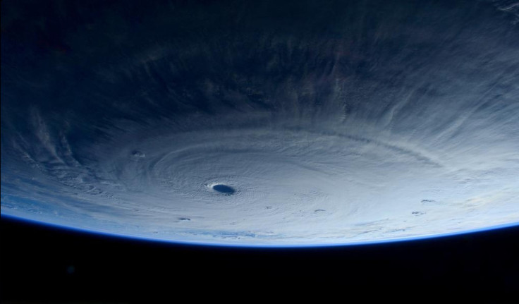 super typhoon maysak from space
