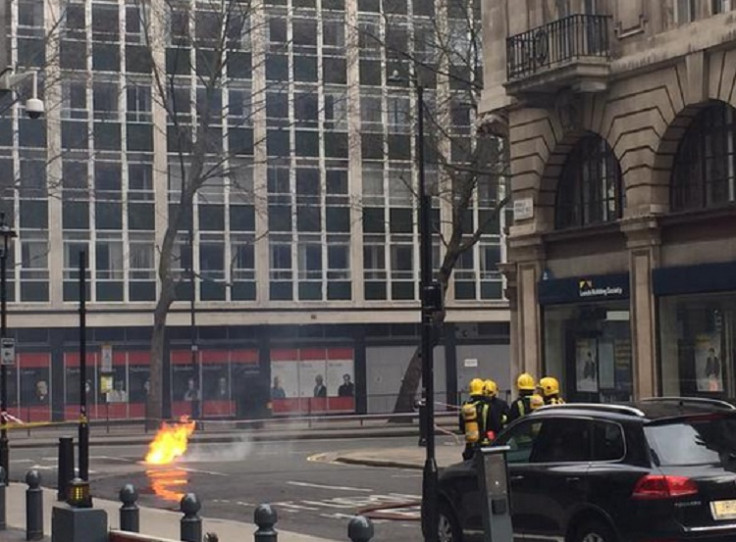 Electrical cable fire Electrical cable fire