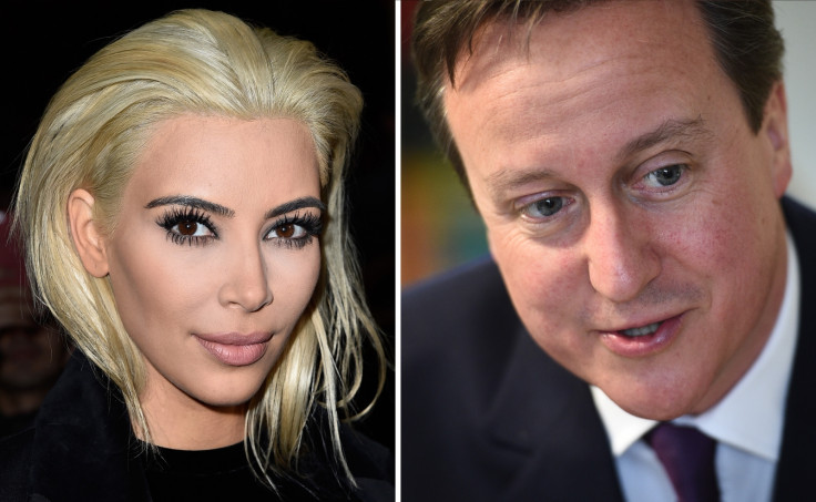 Kim Kardashian David Cameron