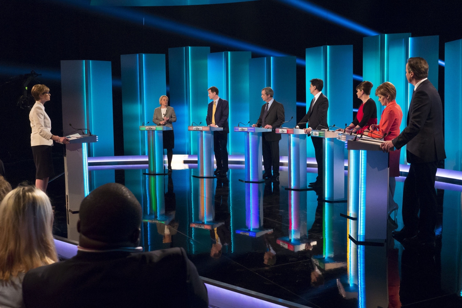 Election 2015 Tv Debate Between David Cameron Ed Miliband Nigel