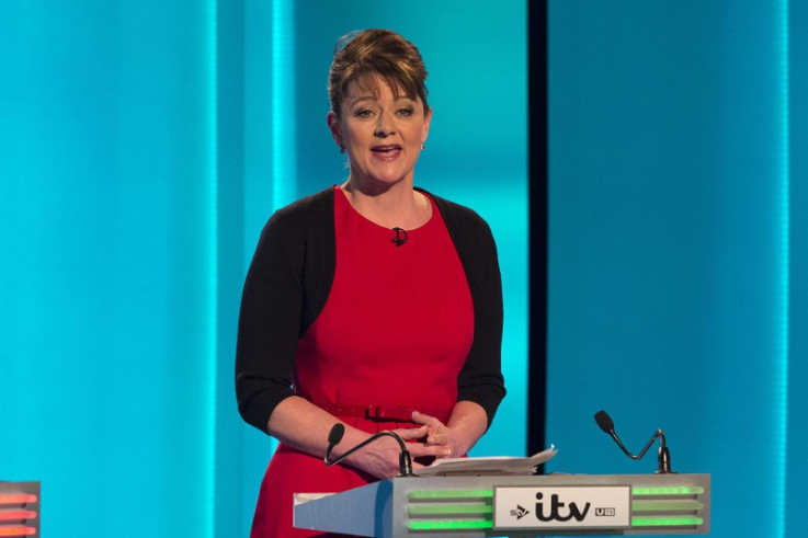 Leanne Wood Plaid Cymru leader in debate