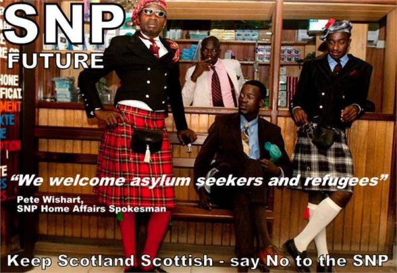 BNP Nick Griffin SNP tweet