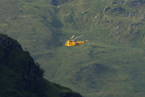 Plane crash rescue in Scotland