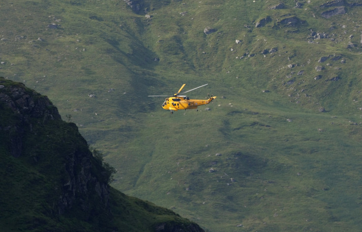 Plane crash rescue in Scotland