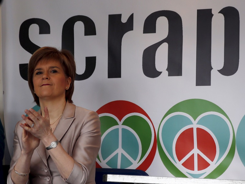 Nicola Sturgeon SNP leader Trident demo