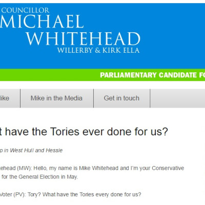 Mike Whitehead Conservative to UKIP defector website