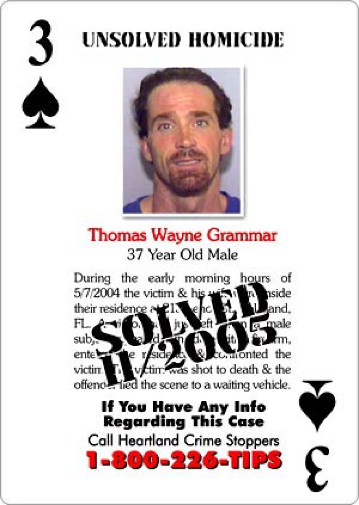 Unsolved homicides cards