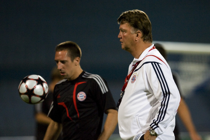 Frank Ribery and Louis van Gaal