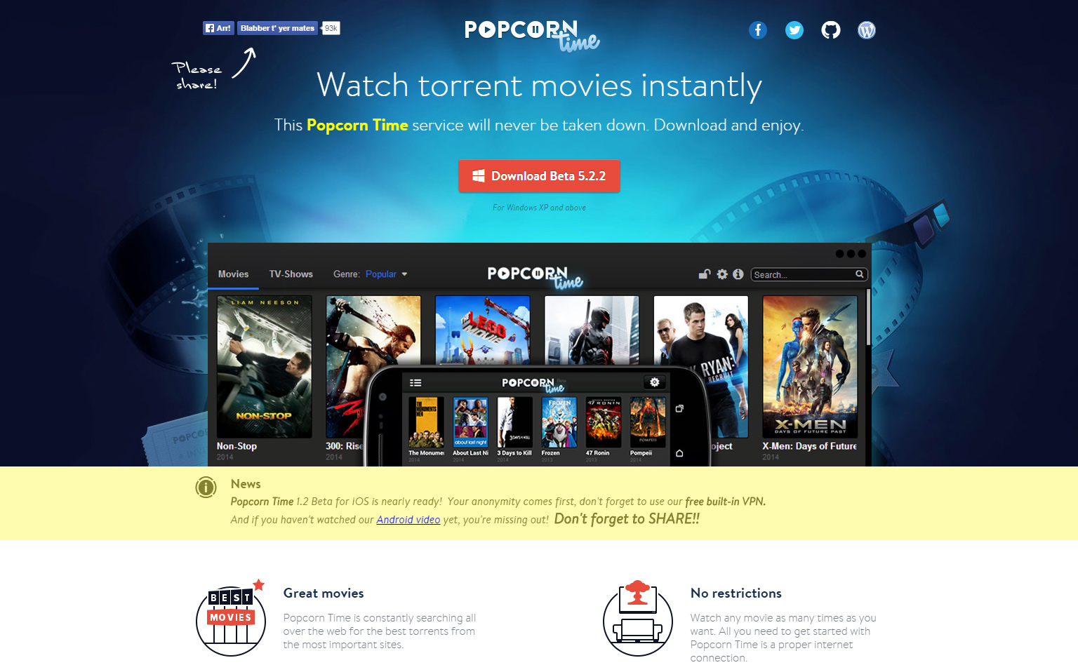 Popcorn Time users are facing lawsuits