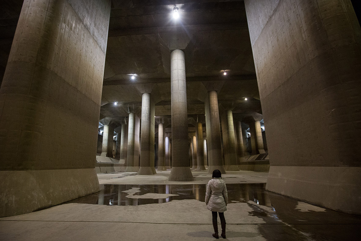 Japan Inside the cavernous underground water tanks that prevent Tokyo