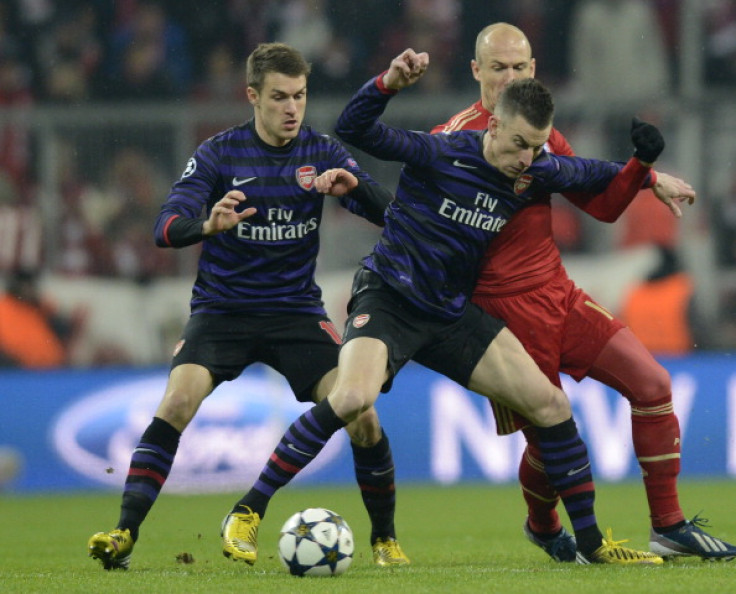 Laurent Koscielny and Aaron Ramsey